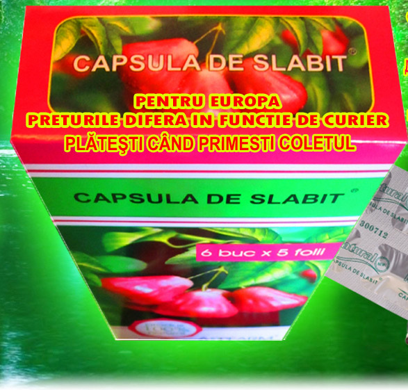 Capsula de slabit - Arpfarm, 30 capsule (Arderea grasimilor) - agosalubrity.ro